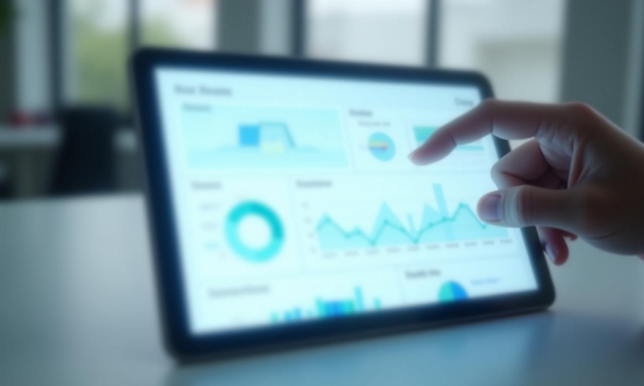 Tablet displaying the Marlinix user interface with graphs and health widgets